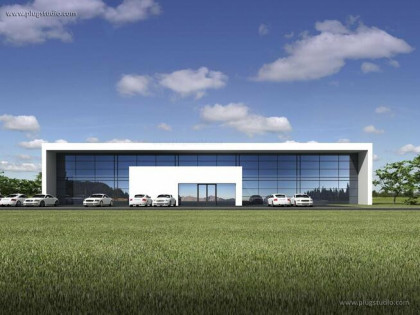 PS-BR-700-20 NOWOCZESNY BUDYNEK USŁUGOWY, BIUROWIEC, SKLEP