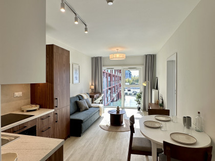 Nowoczesne dwupokojowe mieszkanie/ Mokotów