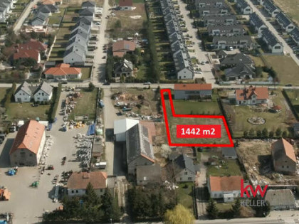 Działka inwestycyjna Domasław gm. Kobierzyce, Kwiatowa