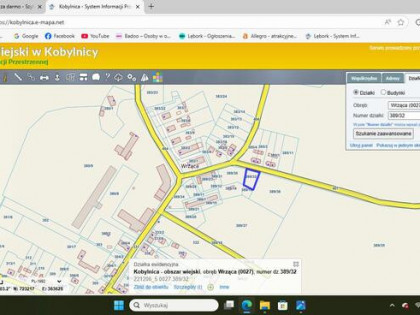 Sprzedam działkę w miejscowości Wrząca 768m2