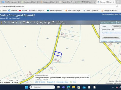 Działka budowlana (produkcyjno- usługowa) Ciecholewy 967m2