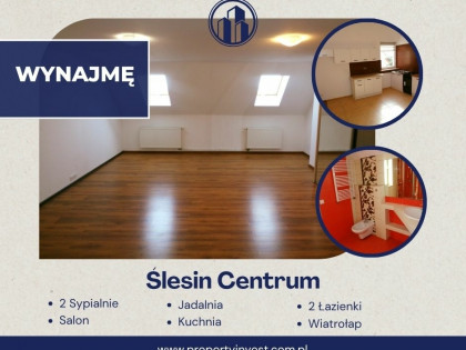 WYNAJMĘ MIESZKANIE W CENTRUM ŚLESINA
