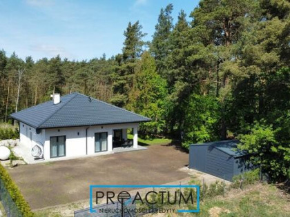 137m2,Nowy parterowy dom, działka 1814 m2 z lasem!