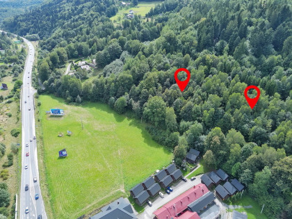 Działka usługowa w Ustroniu