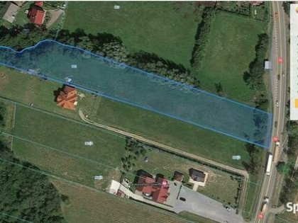 6100 m2 przy drodze Kraków - Krynica E75 działka Gosprzydowa