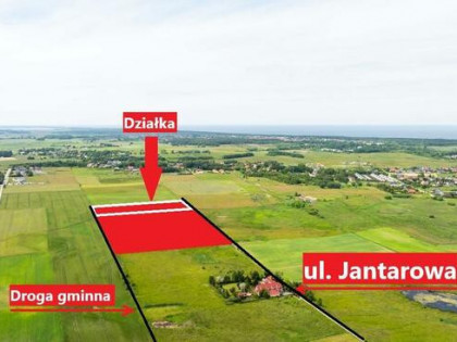 Działka rolna Zieleniewo gm. Kołobrzeg, Jantarowa