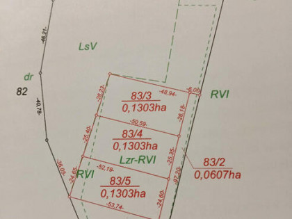 Działka budowlana przy lesie , malownicza okolica