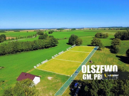 3 działki budowlane w Olszewie gm Prostki