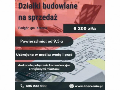 Na sprzedaż: Atrakcyjne działki budowlane gm. Kramsk