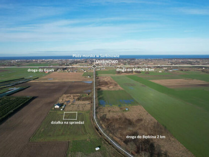 Działka budowlan pod Sarbinowem 3 km od morza