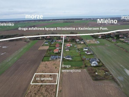 Mielno Strzeżenice działka pod dom z warunkami
