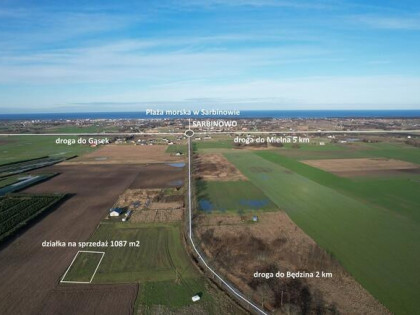 Działka budowlan pod Sarbinowem 3 km od morza