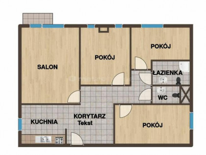 Przestronne, funkcjonalne mieszkanie Jeziołowicza