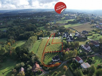 Działka budowlana Chorowice gm. Mogilany, Leśna