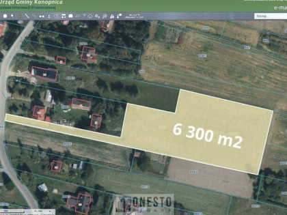 Działka budowlana Konopnica
