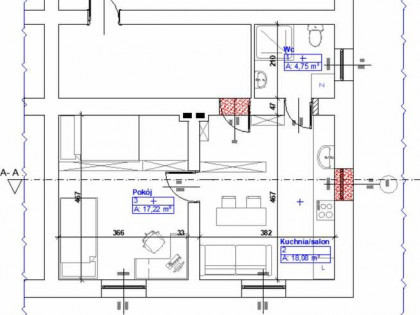 Zawiercie mieszkanie przy szkole 1, Staroszkolna 11 , 43m2