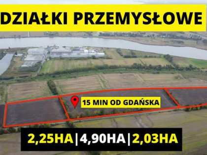 Gdańsk–Wiślinka 9,19 ha przy S7 Działki Przemysłowe UP MPZP
