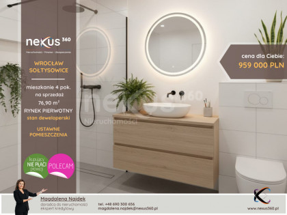 4 pok. mieszkanie, bardzo ustawne pokoje