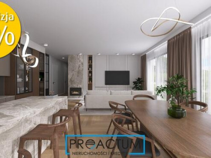 Nowoczesny dom parterowy w otoczeniu lasu