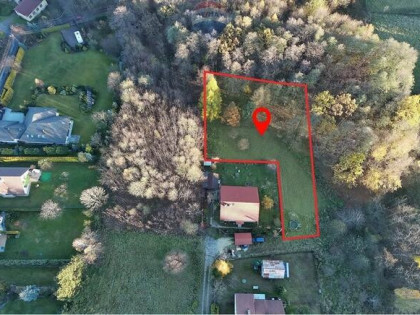 Działka budowlana przy lesie