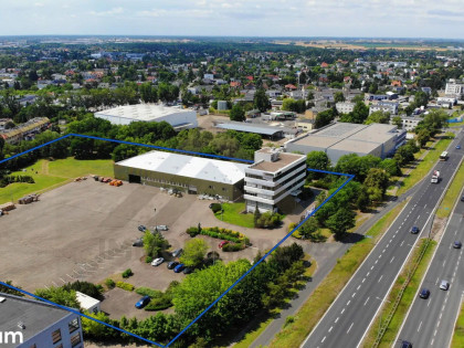 Kompleks biurowy magazynowy 1592m2 z magazynem i parkingiem