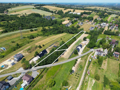 Zielona i widokowa działka 70 arów | 20 km od Krakowa
