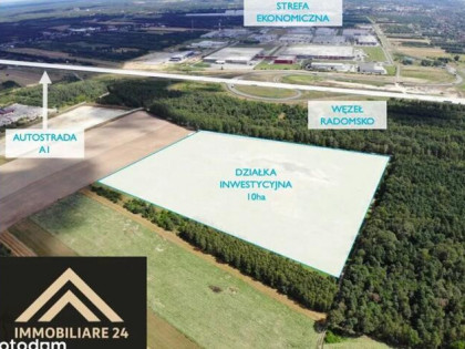 Grunty Inwestycyjne 10ha A1 Logistyka/Produkcja