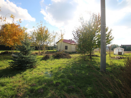 Domek na działce 17 ar Pólko/Nasutów (10km Lublin)