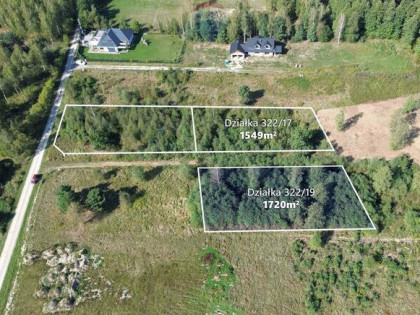 Działka 1720m2 Tomaszew, WZ, skrzynka energetyczna