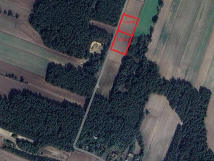 Działki budowlane o pow. 1200m2 i 1400m2, gm. Brzeziny