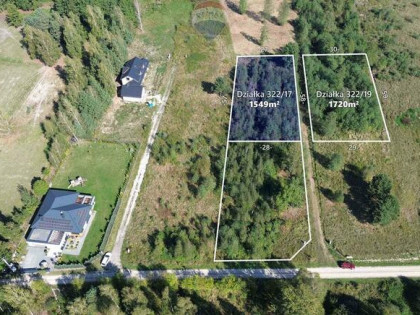 Działka 1549m2 Tomaszew, gm. Wiskitki