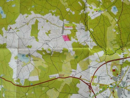 Olsztynek gmina - wieś Elgnówko -blisko do jeziora