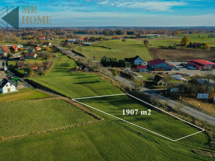 Budowlana działka z WZ w Bagienicach k.Mrągowa