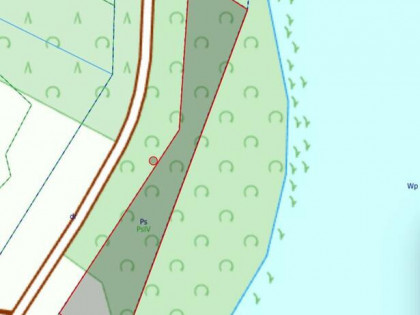 Działka z linią brzegową i WZ!