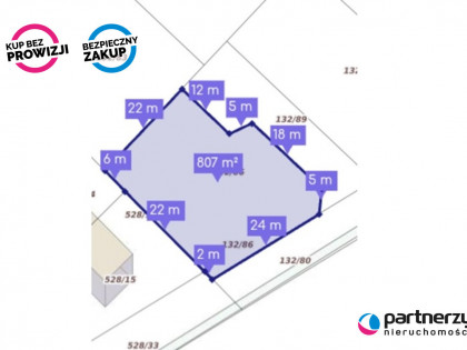 Działka Banino ul. Franciszka Tredera