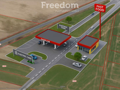 Działka inwestycyjna 1,27 ha. Grabin k. Niemodlina