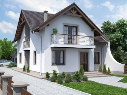 Dom w stanie surowym 157m2  Charlęż g. Spiczyn