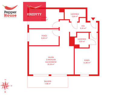 Mieszkanie Gdynia Wielki Kack rynek pierwotny ul. Bieszczadzka