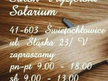 Salon Fryzjerski Solarium poszukuje do współpracy stylistkę