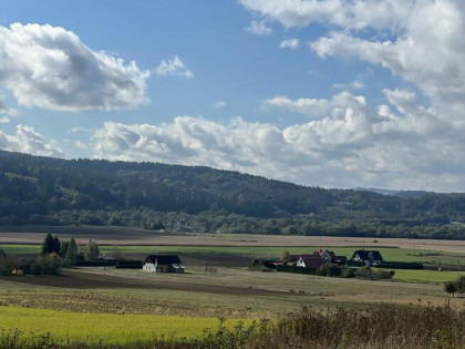 Dzialka 97ar. Zabud. Zagrodowa bieszczady z widokiem na doli