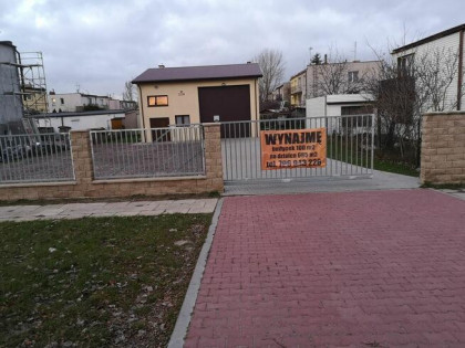 Rzgowska 220wynajmę lokal usługowy 100m2 teren zamknięty 650m2