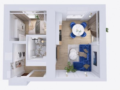 33 m² | 2pok | Bielany | Las i Metro | Kasprowicza