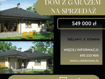 Sprzedam dom z garażem – Bielawy, k. Konina