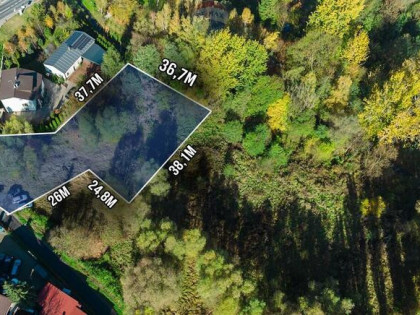 Słomniki – działka budowlana z mediami, 19,77 ar