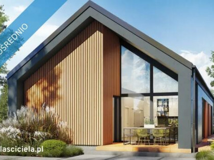 Dom budowany dla siebie, nowoczesna bryła budynku