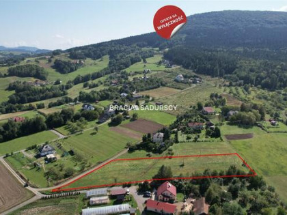 Działka budowlana Szyk gm. Jodłownik