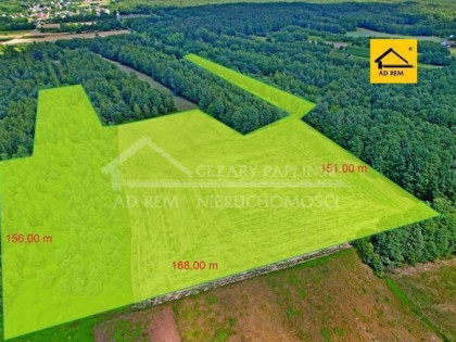 Działka rolna Uściąż gm. Karczmiska, Uściąż