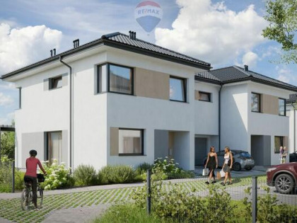 Nowoczesny dom bliźniak w Łazach 1_1A