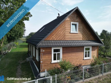 Siedlisko z unikalnym ponad 100 letnim drewnianym domem, całorocznym, po remoncie