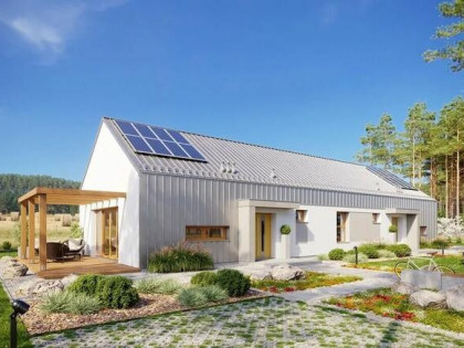 Nowoczesny dom, ekologiczny, działka 400m2, 3 sypialnie